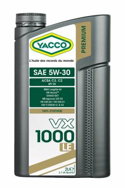 100% synthèse Automobile VX 1000 LE 5W30