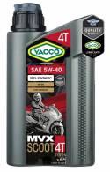 Synthetic 100% Moto / quad / Karting Yacco MVX SCOOT 4 SYNTH SAE 5W40