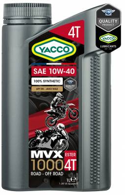 Synthetic 100% Moto / quad / Karting MVX 1000 4T SAE 10W40