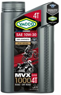 Synthetic 100% Moto / quad / Karting MVX 1000 4T SAE 10W30