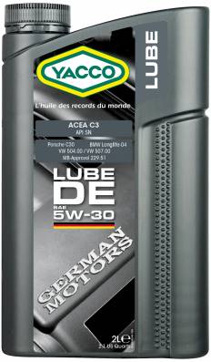 Synthetic 100% Automobile LUBE DE SAE 5W30